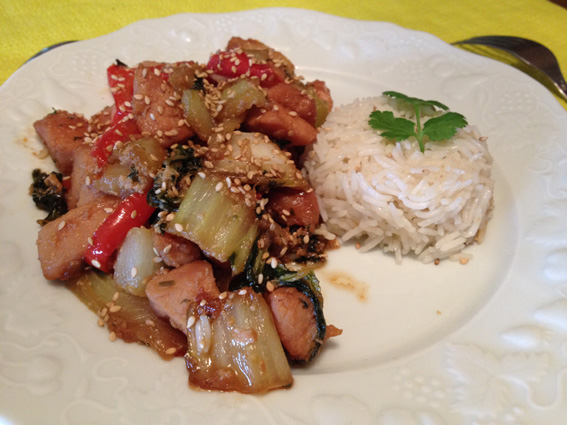 Recette facile avec chou chinoi pak choi bio